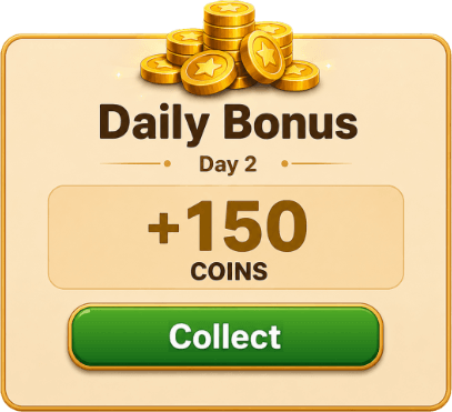 daily bonus — tap to collect